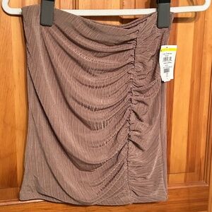 SK 43 NWT Naked Wardrobe Ruched Skirt Large